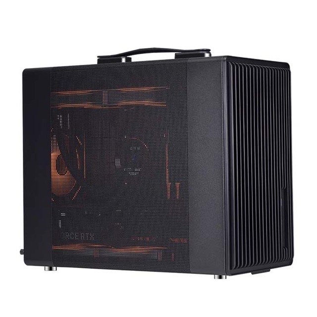 LY Wholesale Custom Portable Handheld CPU Computer Case Micro-ATX/ Mini-ITX Mid Tower Office PC Desktop Cabinet New Style