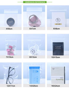 كيس بلاستيك صغير شفاف سميك محكم الغلق PE لتخزين الطعام الطازج - Product Image 5