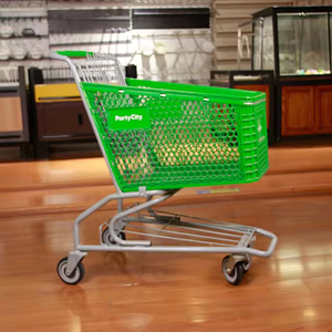Professional Manufacturer Metal Steel <strong>Small</strong> Supermarket Store Euro Style Shopping <strong>Trolley</strong> - Product Image 6