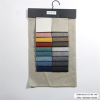Vente en gros de tissus d'ameublement en lin tissés personnalisés à motif imprimé au mètre Textile de maison pour canapé et voiture Fabricant chinois
