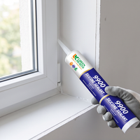 Scellant silicone structurel neutre 9900, résistant aux intempéries, qualité construction, pour l'étanchéité des portes, fenêtres, pierres et façades