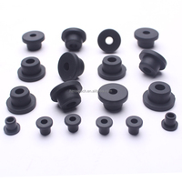 Anneau en silicone double face blanc et noir toutes tailles pour la protection des câbles, durable, flexible, facile à installer pour le câblage