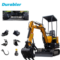 Mini-excavatrice chinoise de 1 à 3 tonnes, petite pelleuse, excavatrice d'occasion, prix compétitif, qualité supérieure et longue durée de vie