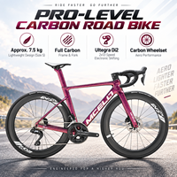 Vélo de route en carbone léger avec transmission électronique Ultegra Di2 2x12 vitesses pour la course et le cyclisme sur route
