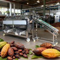 800 kg/h Machine automatique de séparation à fendre les dosettes de cacao Séparateur de dosettes de cacao
