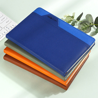 Carnet de notes d'affaires personnalisé avec logo, couverture rigide en PU, 100 feuilles, multicolore, avec emplacement pour stylo, gaufrage, marquage à chaud, gravure, bloc-notes d'entreprise