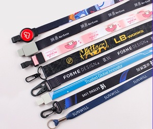 Cordón telescópico de dibujos animados fácil de extender, al por mayor, para tarjetas de estudiante, colgador de cuello, cuerda larga ajustable, soporte para credenciales y tarjetas. - Product Image 6