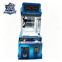 Machine à griffes pour mini-poupées en peluche, en plastique, avec paiement par pièces et prise UE, équipement de jeu d'arcade personnalisable tout-en-un