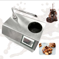 Distributeur de chocolat de comptoir Machine à tempérer pour faire fondre la décoration de crème glacée de barre de chocolat