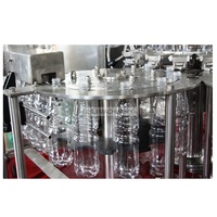 Ligne de production d'eau en bouteille haute capacité, machine de remplissage d'eau 3-en-1 haute vitesse