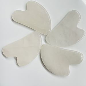 Planche à gratter en jade naturel, beauté du visage, massage universel des méridiens, tendon Guasha - Product Image 6