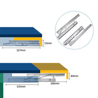 Glissière d'extension de table robuste Glissière de table pliante à fermeture douce Glissière de table élévatrice extensible