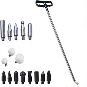 Kit di Riparazione <span class=keywords><strong>Ammaccature</strong></span> Senza Vernice Universale da 17 Pezzi con Aste per Rimozione <span class=keywords><strong>Ammaccature</strong></span> e Punta a Punzone per Danni da <span class=keywords><strong>Grandine</strong></span> o <span class=keywords><strong>Ammaccature</strong></span> alla Carrozzeria <span class=keywords><strong>Auto</strong></span> - Product Image 1