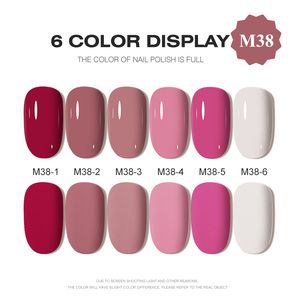 AILANUO-Juego de esmalte de gel para uñas, libro de exhibición de colores, 6 colores, gel UV, esmalte de gel vegano, etiqueta privada OEM - Product Image 2