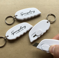 Abrecartas Portátil con Logotipo Personalizado / Mini Cuchillo con Anillo para Llaves para Regalo Promocional