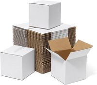 Boîte d'emballage en carton en forme de livre marron avec pochettes pour tasses, en matériaux recyclés et pelliculage mat, pour la promotion