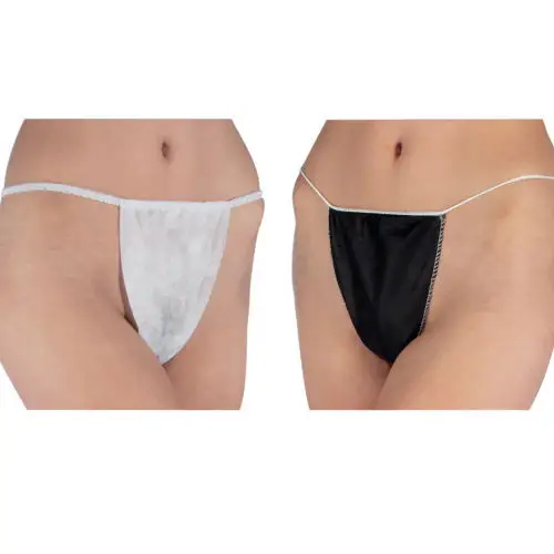 Pro-tangas desechables no tejidas para mujer, bragas de cuerda G para Spa