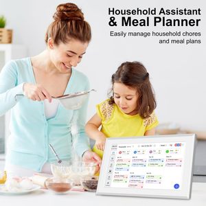 Calendario Inteligente con Pantalla Táctil INSOVISION de 10.1 Pulgadas con Video HD de 1080p, Soporte para MP3, Wi-Fi y Reloj - Product Image 1