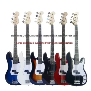 ขายดีข้ามพรมแดน; โรงงานผลิตโดยตรง; ชุดกีตาร์เบสไฟฟ้า <span class=keywords><strong>4</strong></span> <span class=keywords><strong>สาย</strong></span> ไม้แท้ สำหรับผู้เริ่มต้น ผลิตในจีน บรรจุกล่องกระดาษ - Product Image 5