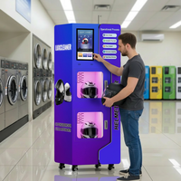 Distributeur automatique de nettoyage de casques à retour sur investissement élevé avec écran publicitaire pour entrepreneurs