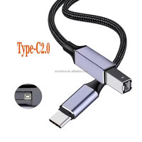 0,5 M 1M 2M 3M Tipo C 2,0 Macho a B Macho Cable Impresora Transmisión DE DATOS USB C a USB B Hembra Tipo B Escáner Impresora Kabel