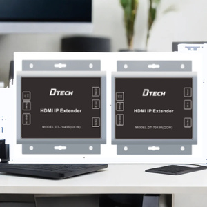 DTech Chuyển Đổi 1080P 3D Transmitter Receiver HDMI Extender Qua <span class=keywords><strong>IP</strong></span> Video HDMI Extender Với <span class=keywords><strong>IR</strong></span> - Product Image 4