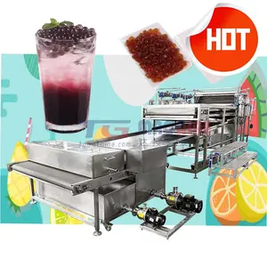 Máquina de produção automática popping boba, máquina para fazer bola de leite chá e pérolas