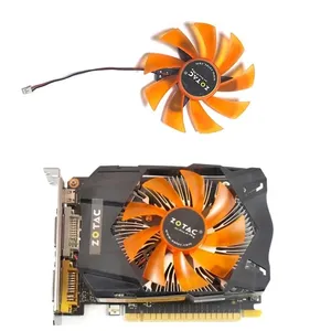 Nieuwe 87Mm 2PIN GA92S2M Gtx 750 Gpu Fan, voor Zotac Geforce Gtx 750 750Ti 650 Videokaart Koelventilator