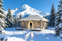 Tente de luxe pour le camping en plein air, imperméable, glamping, safari, hôtel, location de yourte, tente de villégiature