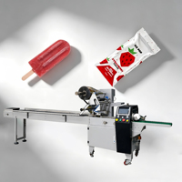 Machine d'emballage horizontale pour systèmes d'emballage de bâtonnets glacés à la fraise