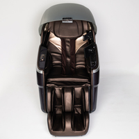 Fauteuil de massage électrique pliable de luxe pour le corps entier, avec fonction zéro gravité, musique 3D 4D 5D 10D, massage Shiatsu, forme S+L