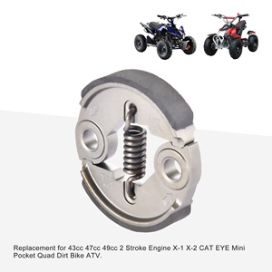 GOOFIT Plaquette d'embrayage de moto avec ressort de remplacement pour moteur 2 temps 43cc 47cc 49cc X-1 X-2 CAT EYE <span class=keywords><strong>Mini</strong></span> Pocket Dirt <span class=keywords><strong>Bike</strong></span> ATV - Product Image 5