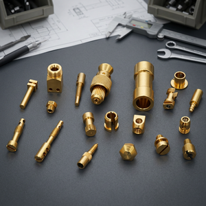 ชิ้นส่วนทองเหลืองกลึงด้วยเครื่อง CNC ความแม่นยำสูง สำหรับงานอุตสาหกรรม - Product Image 2