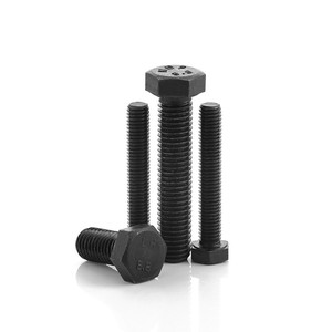 Pernos de Cabeza Hexagonal Negros DIN933 de Alta Resistencia, Acero, Tamaños M6 M12 M14 M16 - Product Image 3