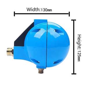 Gran oferta, piezas de compresor, válvula de drenaje de flotador de 1/2 ", Bola de drenaje automática azul, HAD-20B para compresores de aire de tornillo - Product Image 2