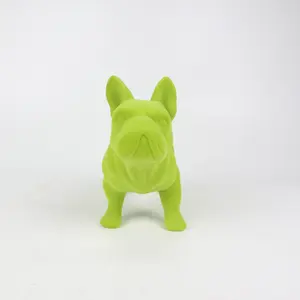 Resin Puppy Decoration Crafts Supplies For Resin Flocked Dog