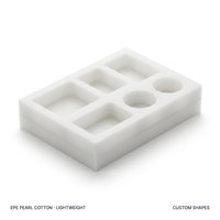 Insert en mousse EPE/EVA/IXPE personnalisé, écologique, étanche, pour boîte à outils, découpe CNC de précision, antichoc, antistatique, plateau d'ombrage