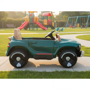 儿童四轮驱动电动遥控车，带双电机和灯光，适合儿童和成人 - Product Image 5