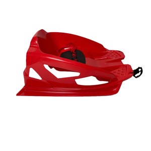 Luge pour enfants avec siège et ceinture de sécurité pour les tout-petits de moins de 3 ans, en plastique durable, couleur rouge - Product Image 1