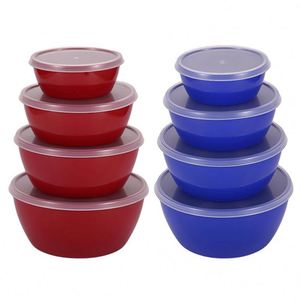 4-Piece Kitchen Organizer Set Large Capacity Plastic Food Storage Bowls for Refrigeration & Storage - Product Image 1