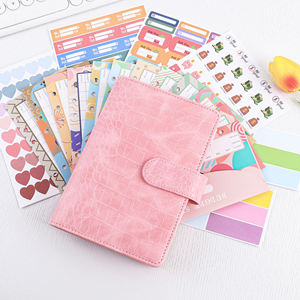 Monedero personalizado bolsillo dinero en efectivo cremallera sobres ejecutivo diarios planificador hojas sueltas A6 Agenda presupuesto carpeta - Product Image 1