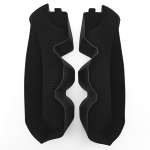 Insert de protection intérieur en silicone noir pour Toyota Tacoma 4ème génération 2024-2025 – Boîte de rangement inférieure de porte avant gauche et droite dédiée - Product Image 1