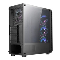 Boîtier d'ordinateur OEM fabricant ARGB ventilateurs de refroidissement panneau en verre ATX pc gamer armoire USB 3.0 TYPE C boîtier de jeu châssis