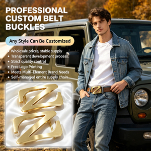 Boucle de <span class=keywords><strong>ceinture</strong></span> personnalisée avec logo sur mesure, style vintage, en métal durable, pour ceintures en <span class=keywords><strong>H</strong></span> - Product Image 2
