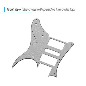 Protector de Palanca para <span class=keywords><strong>Guitarra</strong></span> Eléctrica HSH, PVC, para <span class=keywords><strong>Ibanez</strong></span> G250, Repuesto, Blanco Perla, 3 Capas - Product Image 4