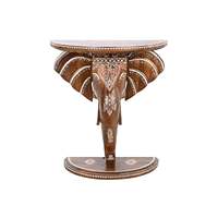 Table console Mango 68x34x78 Multicolore Éléphant