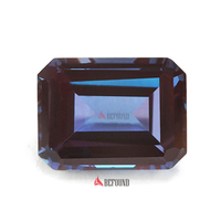 Batu Sintetis Alexandrit Oktober 1ct, 1,5ct, 2ct, 3ct Lab Menciptakan Batu Permata Alexandite