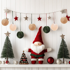 Nueva Llegada, Nuevo Diseño, Bola de Navidad de Plástico Roja, Blanca y Transparente, Irrompible, 8*7.5cm, Decoraciones Navideñas, Precio de Fábrica - Product Image 5