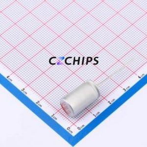 Condensador Sólido HS0J478M1016PC, Componente de Orificio Pasante (THT), D10xL16mm 4700uF 20% 6.3V 5mm - Product Image 1