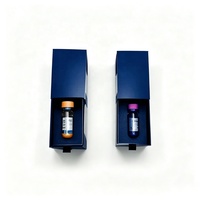 Emballage personnalisé pour suppléments de peptides, boîtes rigides, flacons de 2 ml, 3 ml, 5 ml, 10 ml, boîte d'emballage coulissante en carton, boîte magnétique avec éponge